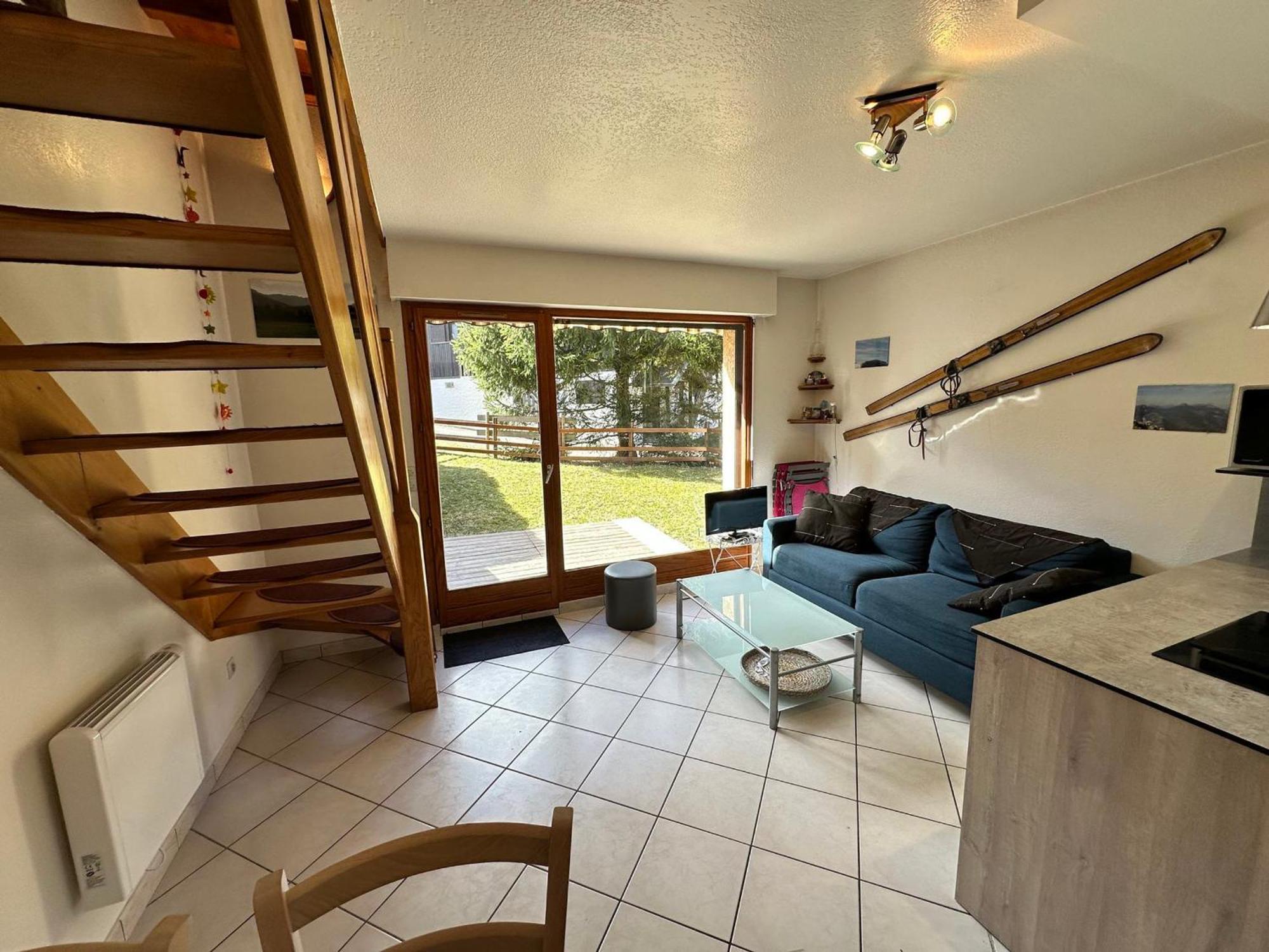Charmant Duplex De 45M², 2 Chambres, Jardin, Garage, Villard-De-Lans - Fr-1-515-51 Luaran gambar